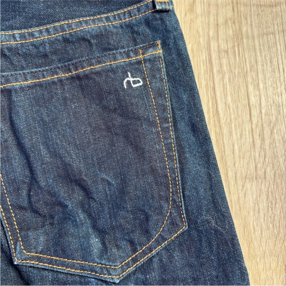 Rag & Bone Jeans Men Dark Blue Fit 2 Slim Size 30 - Picture 10 of 14